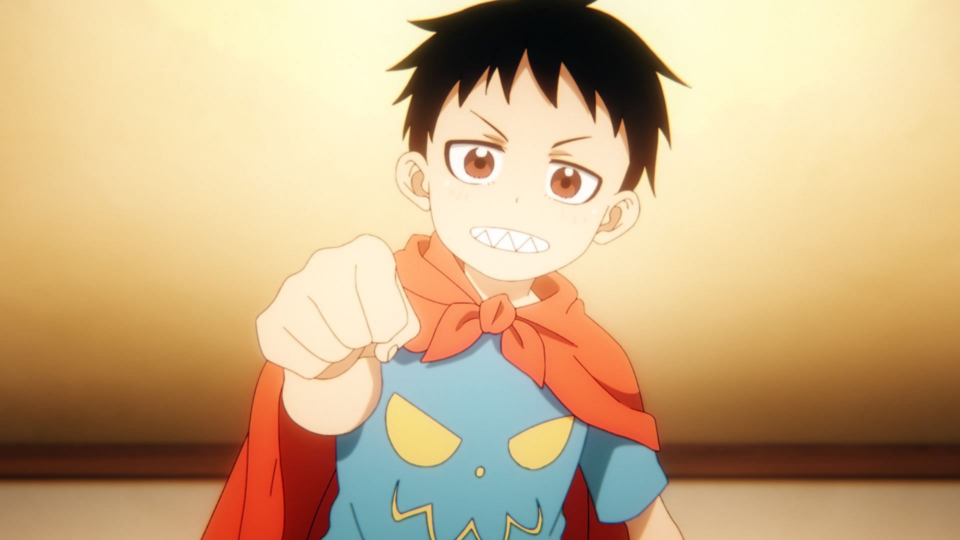 Shinra Kusakabe in the preview images (Image via David Production)